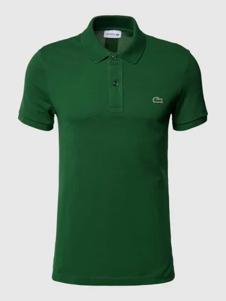 Koszulka polo Lacoste Slim Fit z krótkim rękawem XS zielona