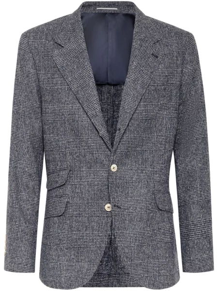 Sacou Brunello Cucinelli albastru
