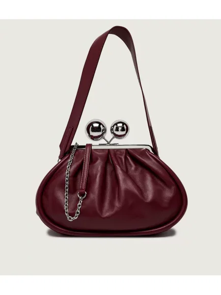Weekend MaxMara De piele geantă pe umăr Pasticcino Milvanew