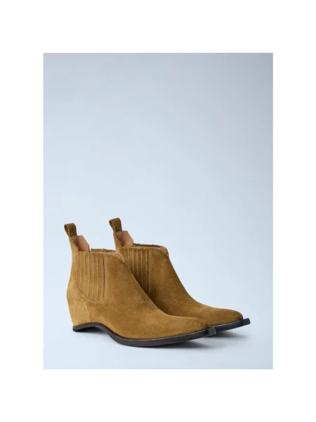 Sztyblety Maison Margiela zamszowe bez obcasa brązowe