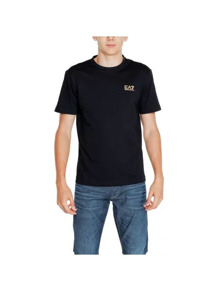 Emporio Armani Majica zlatna crna