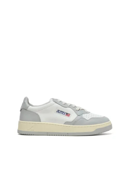 Sneakersy Autry skórzane szare