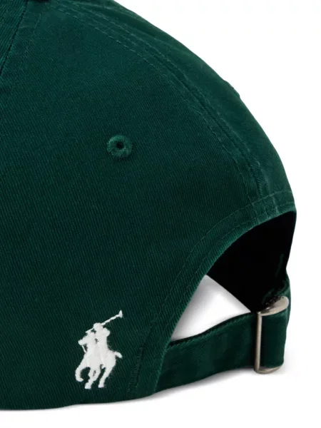 Șapcă Polo Ralph Lauren de mătase cu dungi cu cataramă albastru