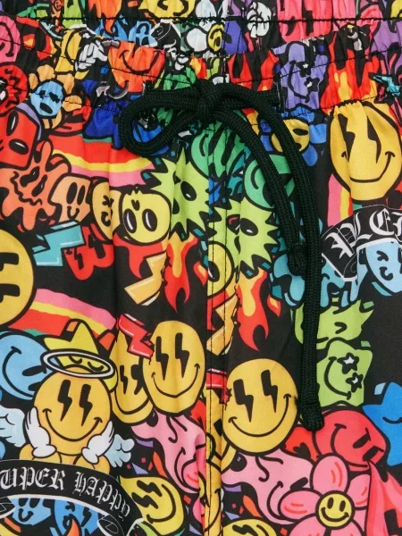 Kąpielówki dziecięce Philipp Plein czerwone