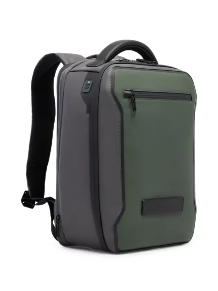 Rucsac Piquadro cu autograf verde