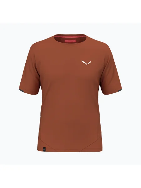 Férfi Salewa Pedroc Dry Hyb bombay trekking póló. Méret: barna