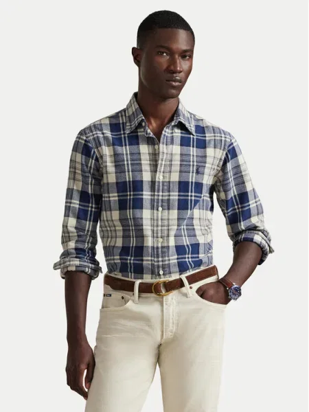 Polo Ralph Lauren Сорочка Custom Fit cиній