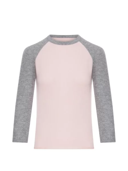 Кашмирена тениска Guest In Residence розово