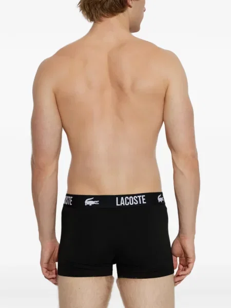 Boxeri Lacoste cu autograf negru
