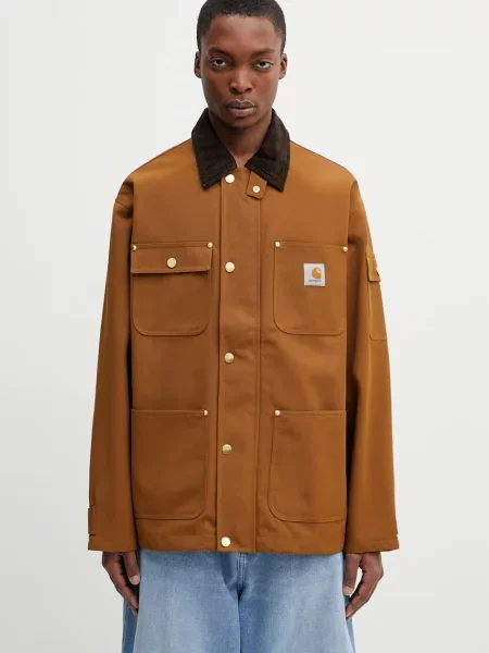 Carhartt WIP Clapton Jacket μπουφάν Ανδρικό καφέ