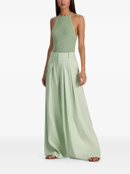 Pantaloni Alice + Olivia verde