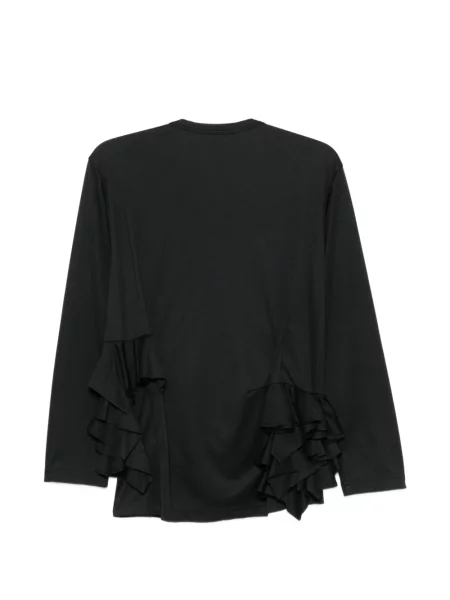 Tricou Comme Des Garçons cu volane negru