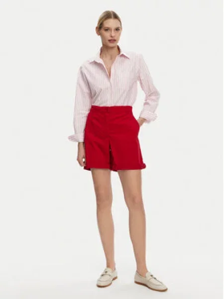 Tommy Hilfiger Šortky z materiálu červená