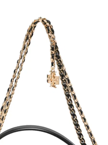 Shopper kabelka Tory Burch čierna