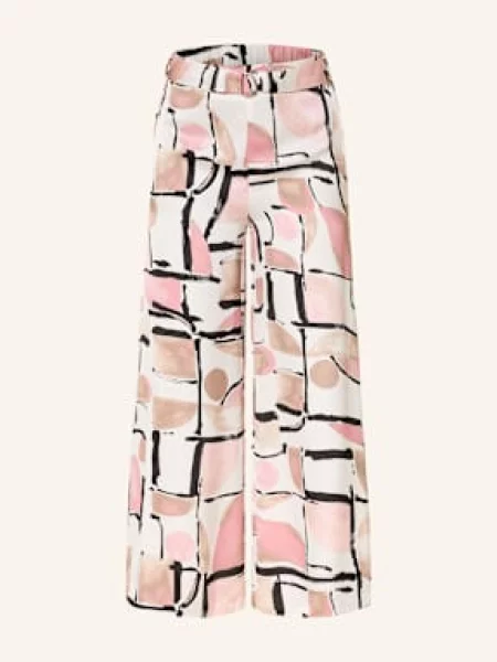 Joseph Ribkoff Spodnie Marlena Z Satyny rosa białe