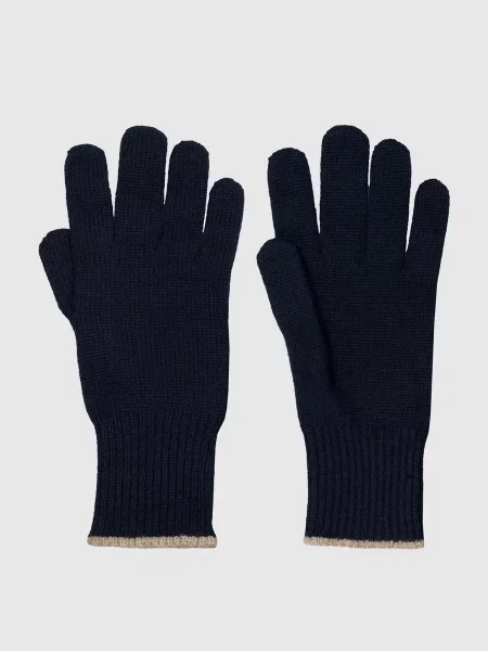 Перчатки Brunello Cucinelli синие