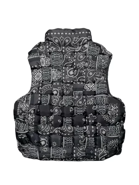 Matlasat vestă Kapital cu imagine negru