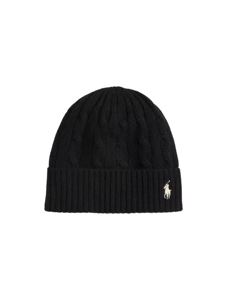 Polo Ralph Lauren Kapa s šiltom črna