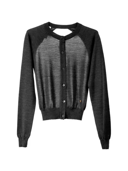 Cardigan Moschino cu autograf negru