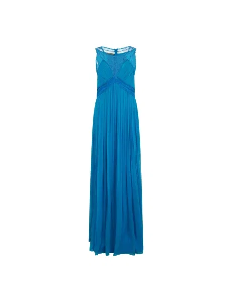 Długa sukienka maxi Alberta Ferretti niebieska