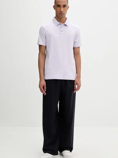 Calvin Klein polo majica vijolična