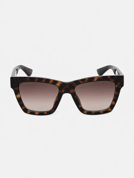 Сонцезахисні окуляри Gucci коричневий