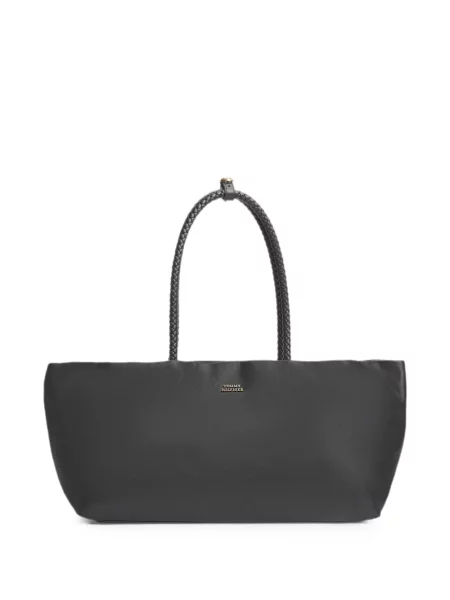 Geantă Tommy Hilfiger țesută negru