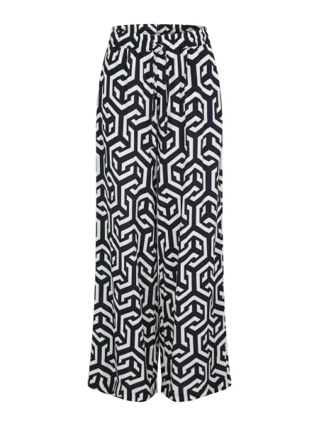 Guido Maria Kretschmer Pantaloni Hellen bleumarin alb