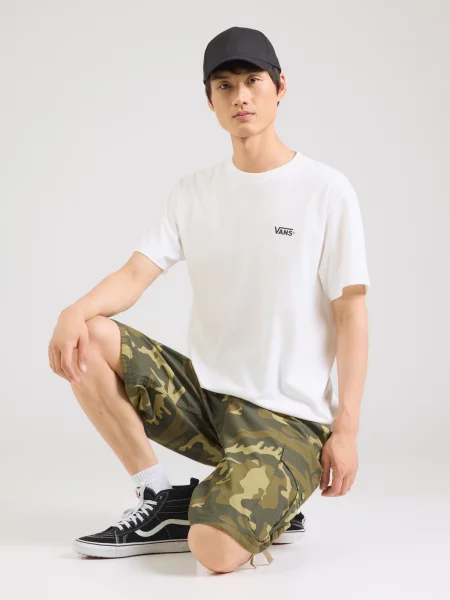 VANS Tričko čierna biela