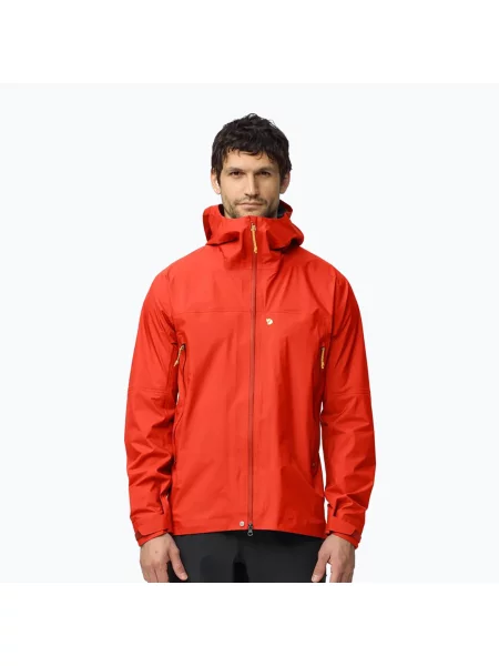 Куртка Fjallraven софтшелл оранжевая