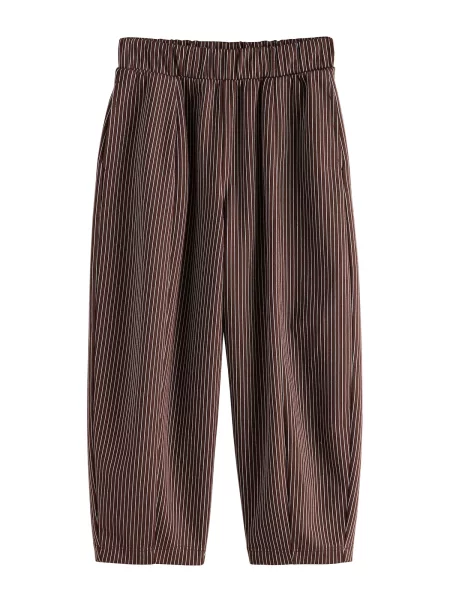 Next Pantaloni ciocolatiu alb