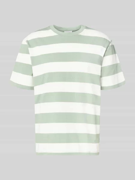Oversized T-shirt z okrągłym dekoltem Lindbergh zielona