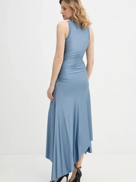 Victoria Beckham rochie albastru