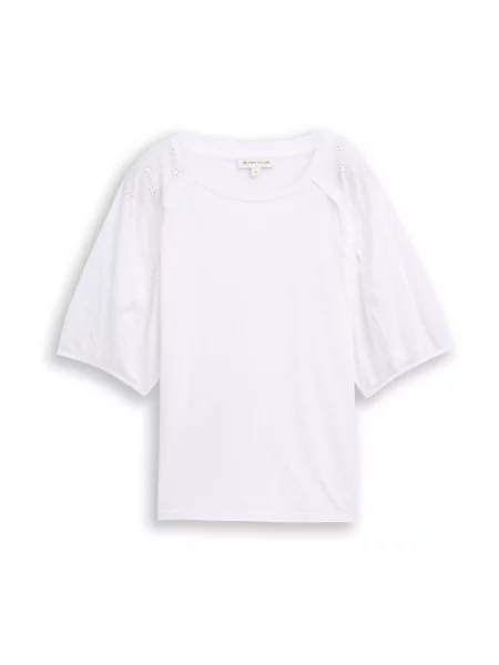 TOM TAILOR Tricou alb