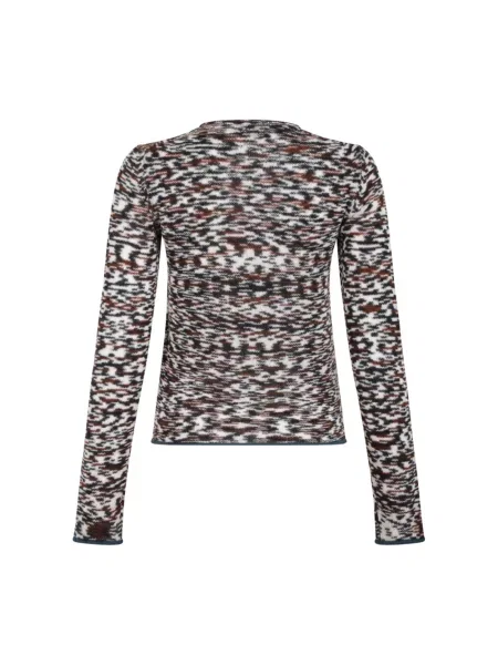 Sweter Missoni z nadrukiem z dekoltem w serek