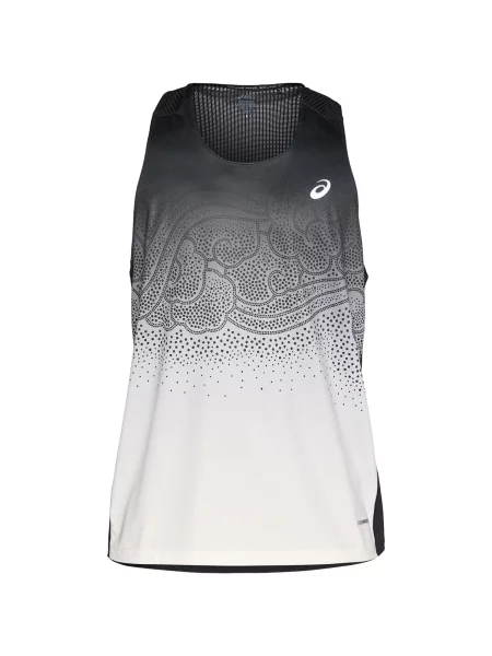 ASICS Funkcionalna majica ROAD siva / črna bela