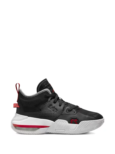 Sneakerși Jordan din piele negru