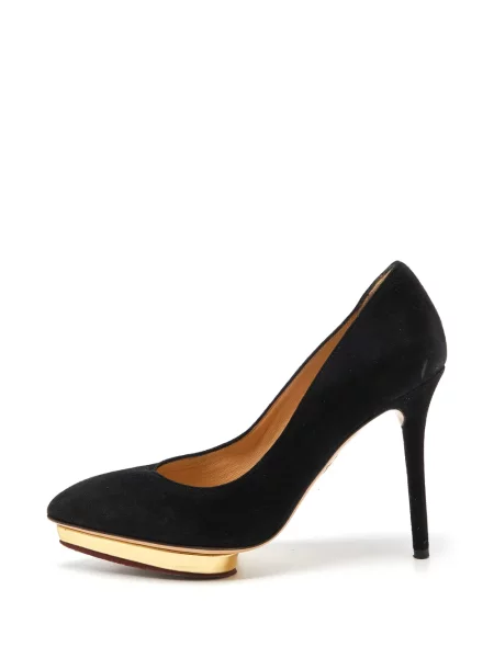 Platform talpú körömcipő Charlotte Olympia fekete