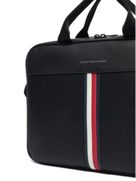 Torba za laptop Tommy Hilfiger Th Metro Computer Bag crna