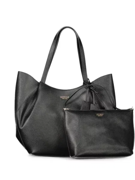 Geantă shopper Guess negru