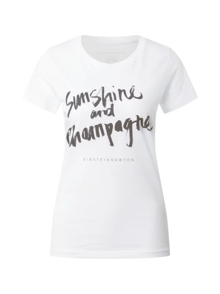 EINSTEIN & NEWTON Tricou Sunshine / negru alb