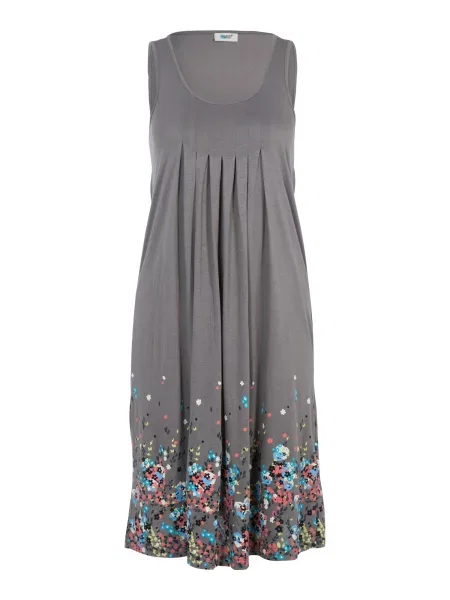 BEACH TIME Rochie de plaja albastru deschis / galben / gri / gri închis / roz alb