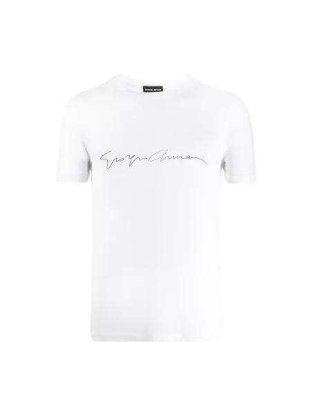 Koszulka Giorgio Armani biała