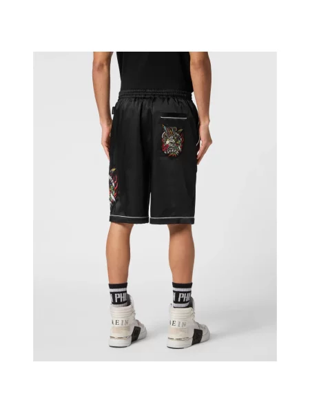 Szorty Philipp Plein casual czarne