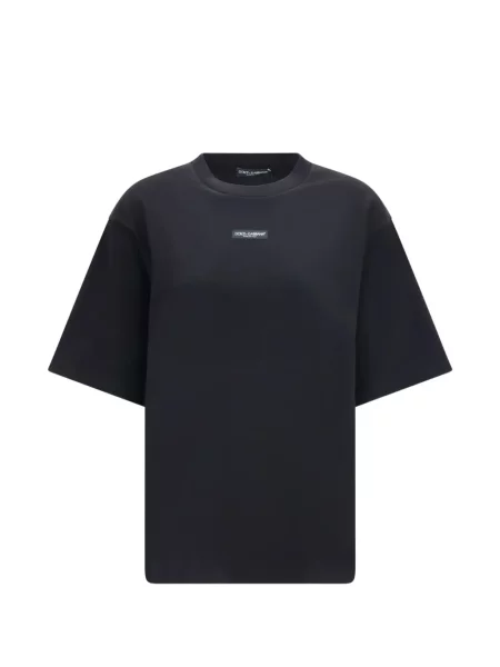 Póló Dolce & Gabbana autogrammal fekete