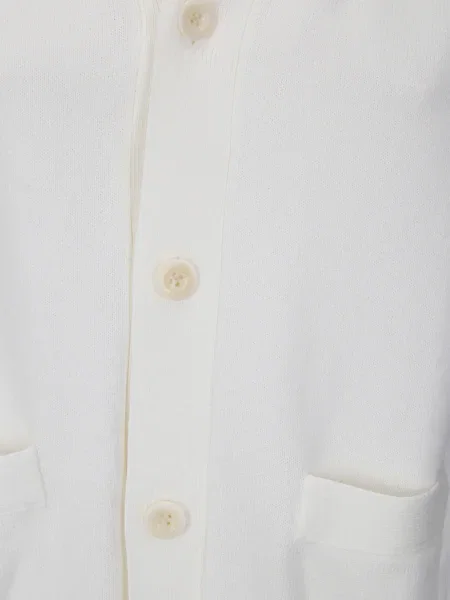 Cardigan Sacai tricotate alb