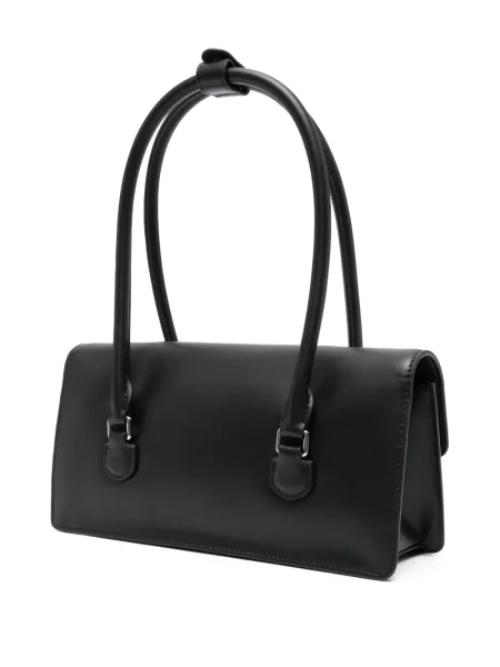 Geantă Self-portrait cu funde negru