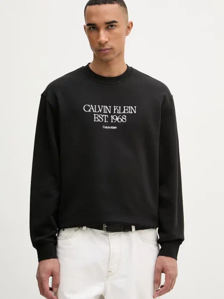 Calvin Klein Jeans hanorac pentru bărbați din negru