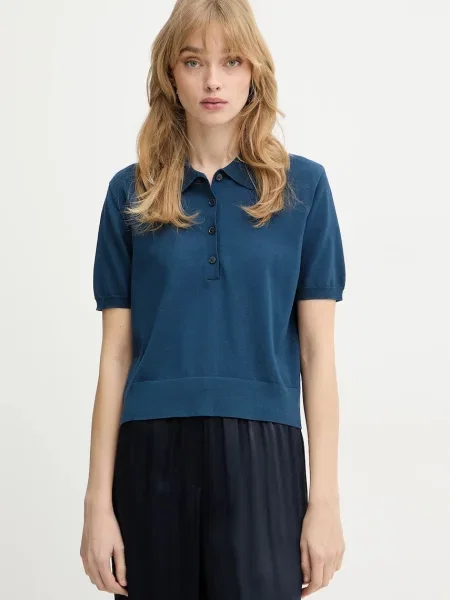 Patrizia Pepe tricou polo albastru