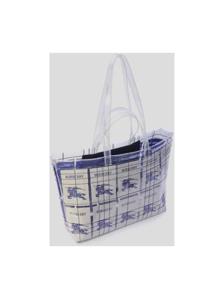 Shopperka Burberry z logo biała